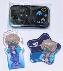 ミルキー☆サブウェイ マックス アクリルブロック 缶バッジ