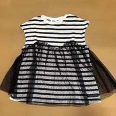 BREEZE ノースリーブ　チュールトップス　140