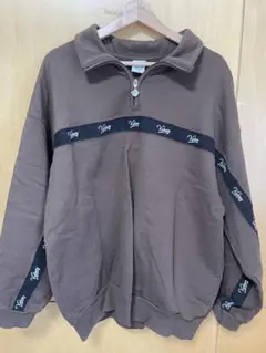 C232【希少2XLサイズ】ケボズ　刺繍ロゴ　ハーフジップ　スウェット　入手困難 C232希少2XLサイズケボズ刺繍ロゴハーフジップスウェット入手困難