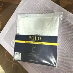 新品未使用タグ付　ポロラルフローレンメンズトップスノースリーブ　ホワイトLL