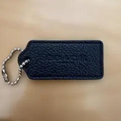 COACH レザー キーホルダー チャーム ブラック