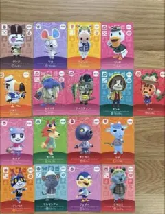 どうぶつの森 アミーボカード 17枚セット