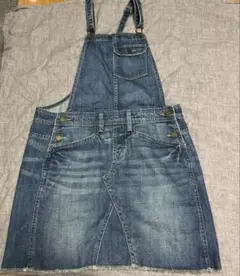 GAP デニム オーバーオールスカート xsサイズ 匿名配送