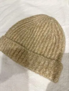 【即日】【未使用】jwa×UNIQLOベージュ ニット帽