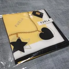 FURLA ハンカチ イエロー チェーン ハート スターのサムネイル