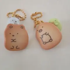 すみっコぐらしキーホルダー　しろくま　ペンギン？