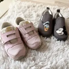 ニューバランス NB スニーカー ディズニー ベビー 14cm 2点セット