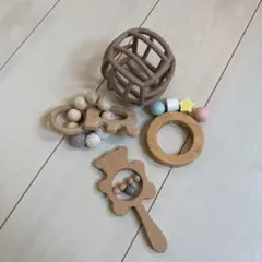 木製がらがら・ラトルセット