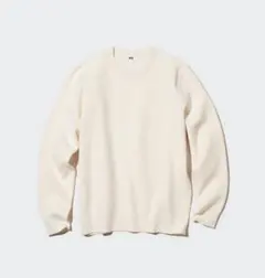 UNIQLO ウォッシャブルストレッチミラノリブクルーネックセーター