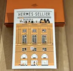 エルメス HERMESノートブック パリ・フォーブルサントノーレ本店❤️新品のサムネイル