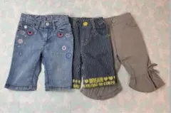 女児90《babyGap＋α》パンツ3本セット