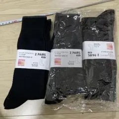 ユニクロHEATTECH ソックス 2ペア 25-27cm 3セット