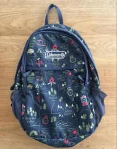 Coleman キッズ リュック キャンプ柄 ネイビーのサムネイル