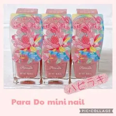 Para Do ミニネイル　３点セット PK20 虹色幸運　ハピラキのサムネイル