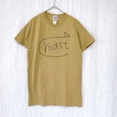 4253 meEals ギルダン　Tシャツ　半袖　カットソー　ロゴ　カーキー　S
