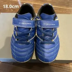 TIGORA 青 サッカースニーカー マジックテープ付きのサムネイル