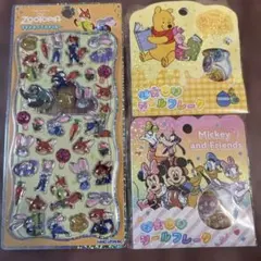 ズートピア　ディズニー　うるちゅるPOPSEAL おはじきシールフレーク