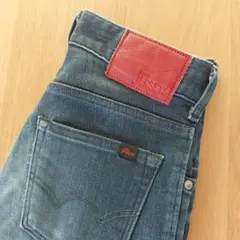 JERSEY EDWINダークブルー ストレートデニム XXS