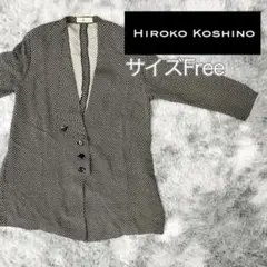 ヒロココシノ テーラードジャケット ブラック 黒