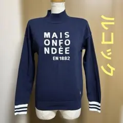 ルコック ニット　トップス　薄手　M 濃厚　ゴルフにも