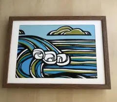 ヘザー ブラウン 『 ラハイナ・ショアーズ 』 594mm×473mm 額付き ヘザー ブラウン 『 ラハイナ・ショアーズ 』 594mm×473mm 額付き