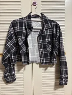 クロップドチェックシャツ Fサイズ WEGO