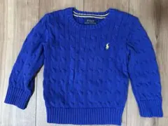 Polo Ralph Lauren ケーブルニットセーター 青