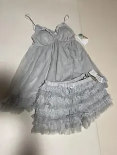 gelato pique フリルルームウェア　ブルー