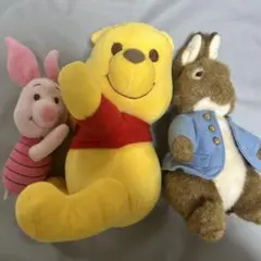 くまのプーさん ピグレット ピーターラビット ぬいぐるみセット