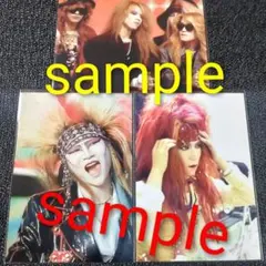 【美品】③ hide 写真 hideヒストリー 3枚セット 年代ランダム