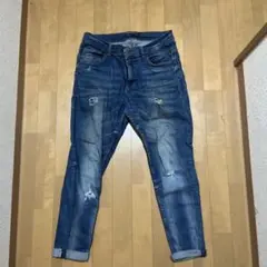 ZARA MAN ダメージ加工ブルーデニム 32