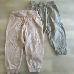 H＆M オーガニックコットン パンツ 2枚セット 12-18M