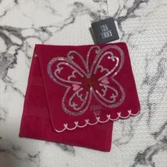 新品 ANNA SUI アナスイ 蝶柄 ポケット ポーチ タオルハンカチ