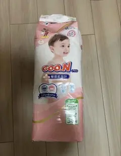 GOO.N やわらかタッチ BIGサイズ 38枚入りテープタイプ × 8袋 - メルカリ