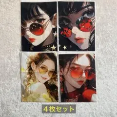 まとめ売り ♠︎生地セット⑧女の子 POP 赤 黄 眼鏡 星 ピアス パネル生地