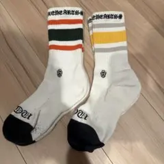 クロムハーツ ストライプソックス ボルドー 1足 M 新品未使用 - メルカリ