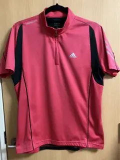 テーラーメイド adidas ハーフジップ半袖ポロシャツ メンズM～Ｌ相当