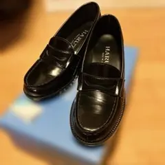 美品 HARUTTA 黒ローファー 22.5cm EEE