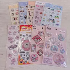 おぱんちゅうさぎ　モフサンドマリーちゃん　しろたんはぴだんぶい　ウォーターシール