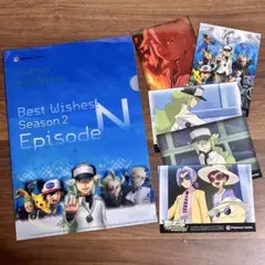 ポケモン ベストウイッシュ BW エピソードN クリアファイル&カード