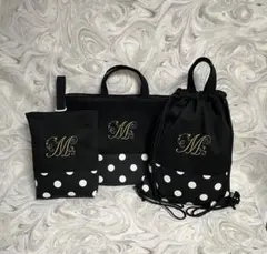 オーダー商品　イニシャル、お名前刺繍入り　入学、入園3点セット☆