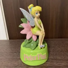 ディズニー　ピーターパン　ティンカーベル　陶器　貯金箱　置物