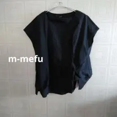 m-mefu 芽風★ ストライプ柄 トップス 美品のサムネイル