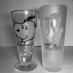 スヌーピー グラスセット 2個