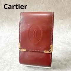 佐助様専用☆ 新品未使用 美品 カルティエ レザー マスト ロゴ キー