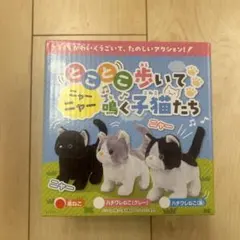 とことこ歩いてニャーニャー鳴く子猫たち