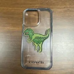 COACH コーチ　iPhone13用ケース 恐竜デザイン