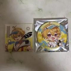 Sneaker Step すにすてやなと 缶バッジ ステッカー ２点セット