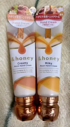&honey アンドハニー ハチミツ美容ハンドクリーム Creamy Milkyのサムネイル