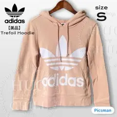 【美品】adidas アディダス トレフォイル フーディー パーカー